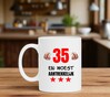 foto 4 Thee mok verjaardag 35 leeftijd met leuke tekst voor een woest aantrekkelijke dame of man