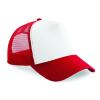 Trucker pet rood met wit