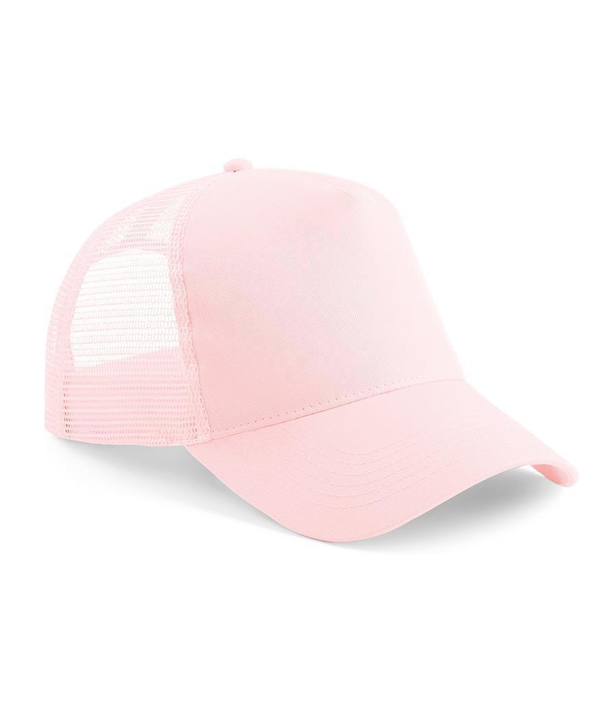 Trucker petje pastel roze