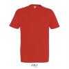 Klassieke heren T-shirt Hibiscus rood