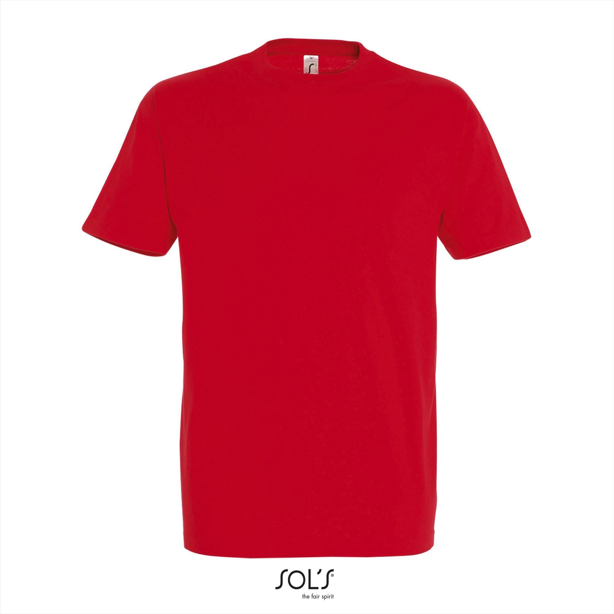 Klassieke heren T-shirt rood