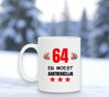 foto 2 Mok met opdruk woest aantrekkelijk 64 jaar leuk cadeau voor een 64ste verjaardag