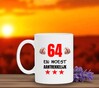 foto 3 Mok met opdruk woest aantrekkelijk 64 jaar leuk cadeau voor een 64ste verjaardag