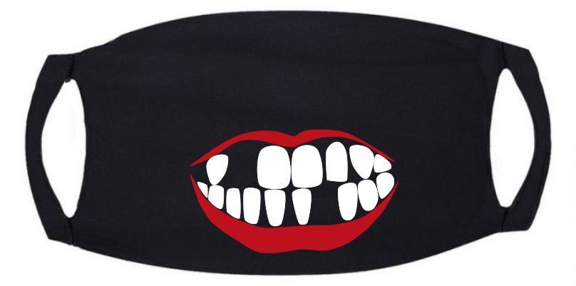 Mondmasker slecht gebit uitvallende tanden