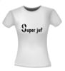 foto 2 super juf t-shirt kado bedankje juffrouw