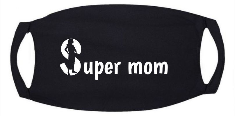 super mom mondmasker moeder mondkapje