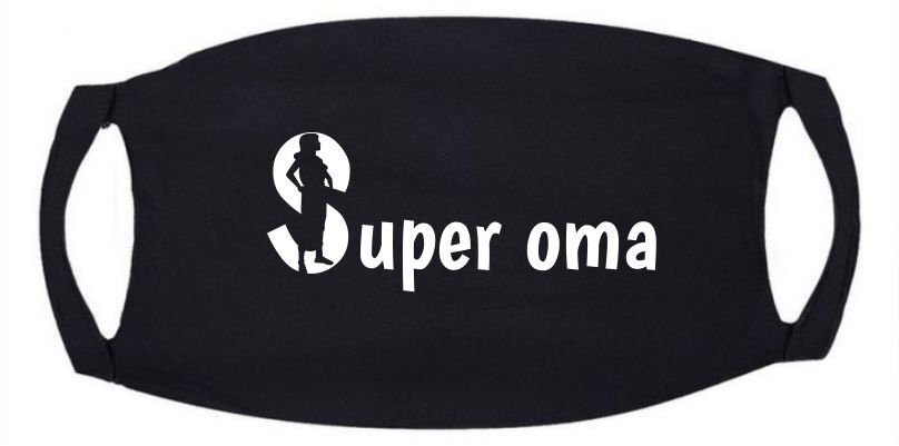 Super oma mondkapje mondmasker