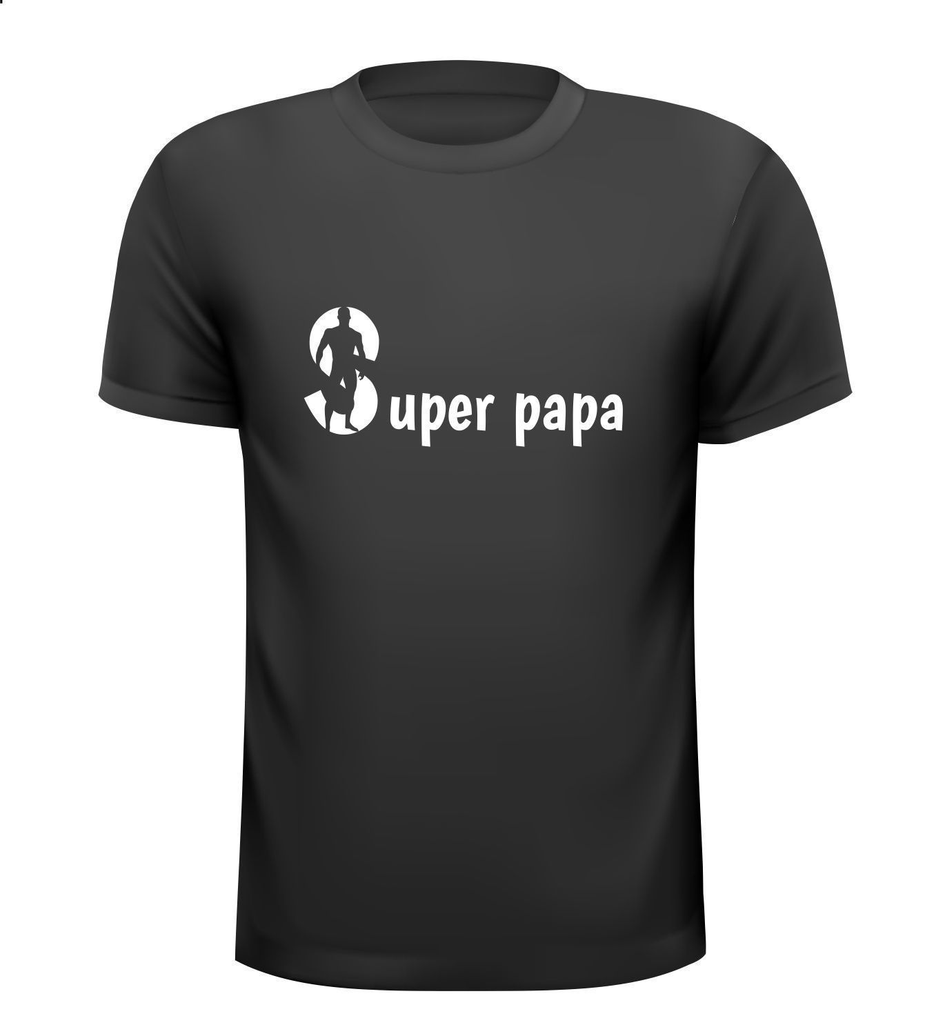 Super papa T-shirt leuk cadeau voor jouw super papa