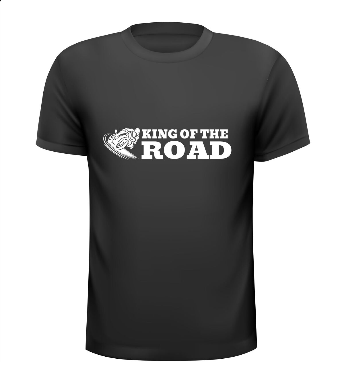 T-shirt King of the road motorrijder motor liefhebber race