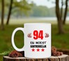 foto 4 Beker met grappige tekst 94 en woest aantrekkelijk verjaardag 94 jaar