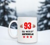 foto 3 Cadeau mok een verjaardag met leuke tekst 93 jaar woest aantrekkelijk