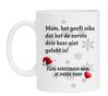 Fijne kerstdagen mam moeder mama koffiemok vierde kind grappig gek lollig leuk kerstcadeau