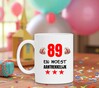 foto 4 Grappige beker met tekst leeftijd orgineel cadeau 89 jaar voor een verjaardag