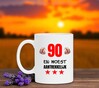 foto 3 Grappige mok met tekst erop bedrukt leeftijd orgineel cadeau 91 jaar voor een verjaardag