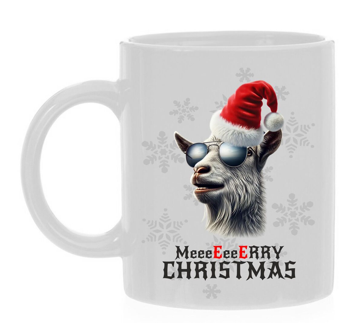 koffiemok merry christmas geit grappige kerst mekker geiten mok