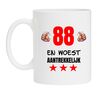 leuke mok voor een feestelijke verjaardag van 88 jaar speciaal voor een woest aantrekkelijke jarige