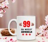 foto 3 Leuke mok voor een verjaardag leeftijd 99 jaar met grappige tekst