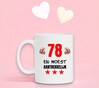 foto 4 mok voor een woest aantrekkelijke jarige leeftijd 78 jaar verjaardag