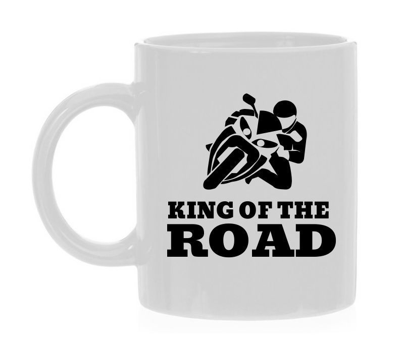 mok voor motorliefhebbers king of the road