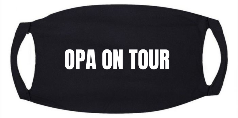 Mondmasker opa on tour