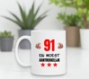 foto 2 Negentig en woest aantrekkelijk leuke tekst bedrukt op een mok