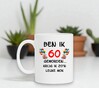 foto 2 Orginele mok met opdruk en tekst zestig jaar voor een feestelijke verjaardag
