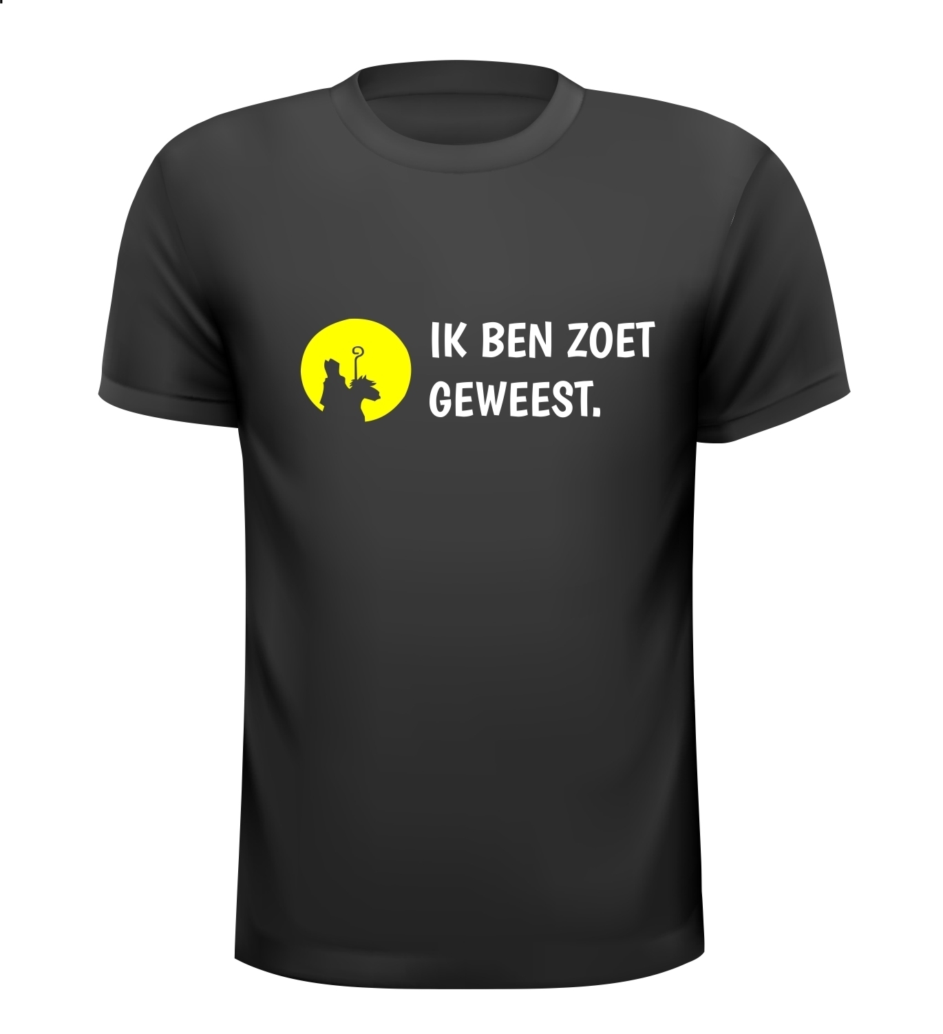Sinterklaas T-shirt personaliseer je T-shirt ik ben zoet geweest