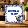 foto 4 Spreuken tegeltje vooruit met de geit