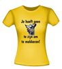 foto 16 T-shirt je hoeft geen geit te zijn om te mekkeren