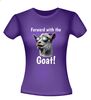 foto 4 T-shirt vooruit met de geit forward with the goat slecht vertaald