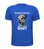 foto 5 T-shirt vooruit met de geit forward with the goat slecht vertaald