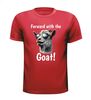 foto 7 T-shirt vooruit met de geit forward with the goat slecht vertaald