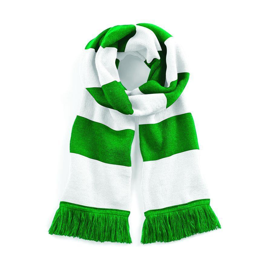  Sjaal groen met wit 182 cm