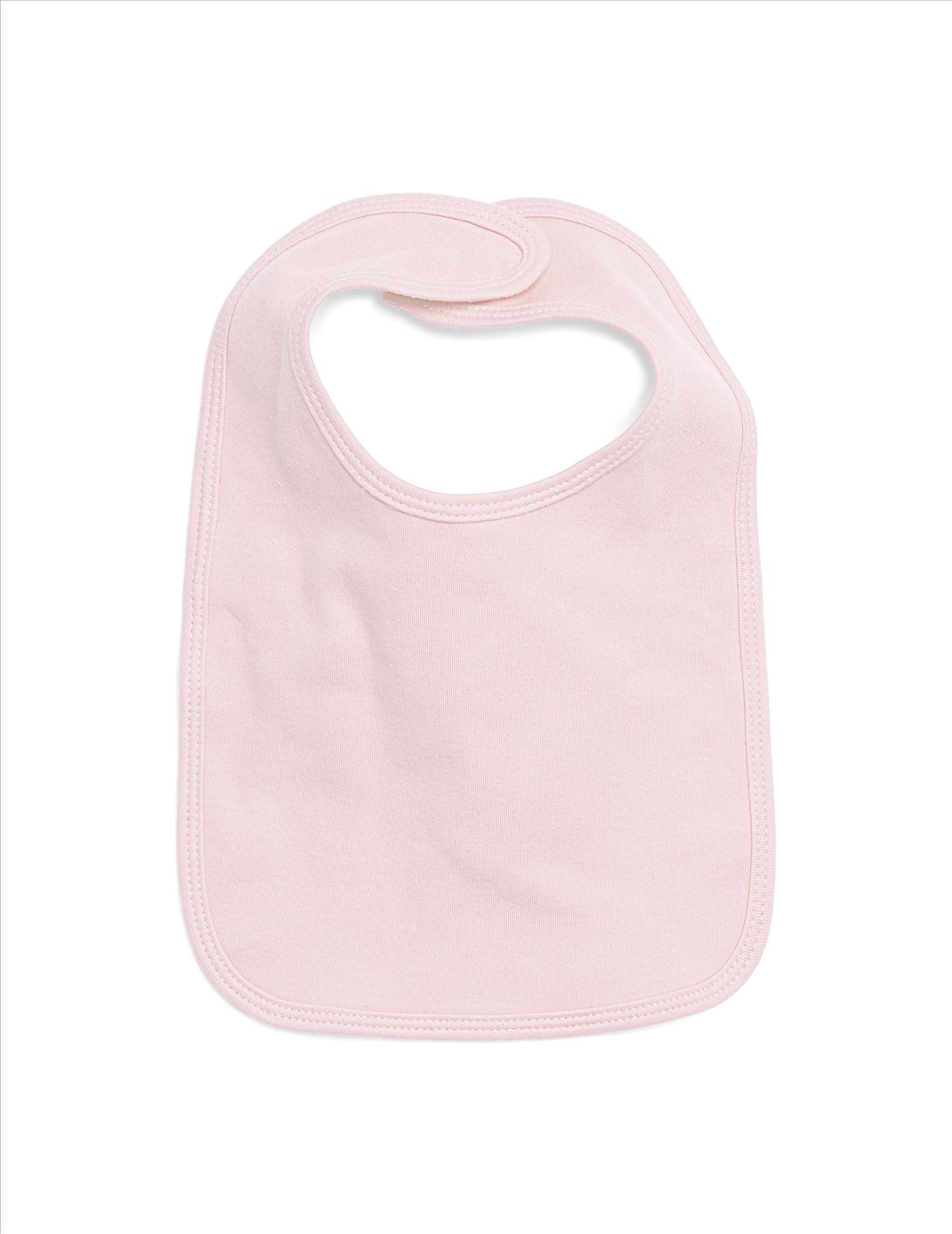 Baby kleuter slab baby roze met klittenbandsluiting biologisch katoen