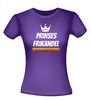 foto 2 Dames T-shirt prinses frikandel fastfood snelle vette hap