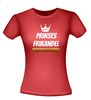 foto 4 Dames T-shirt prinses frikandel fastfood snelle vette hap