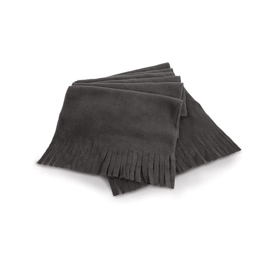 Grijze sjaal effen kleur 155cm grijs