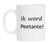Ik word peetante koffiemok