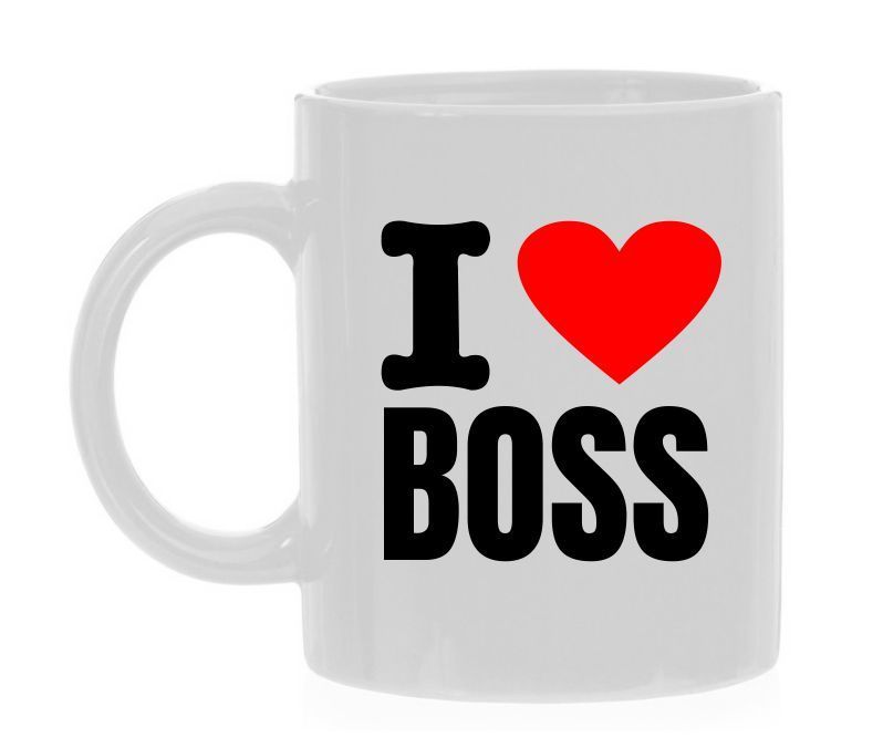 Mok i love my boss ik hou van mijn baas