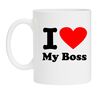 foto 1 Mok i love my boss ik hou van mijn baas
