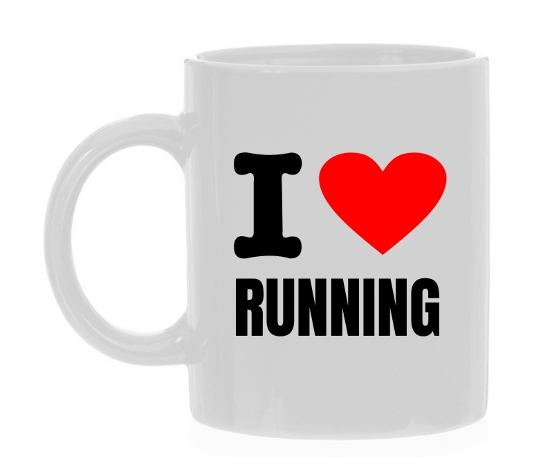 Mok i love running hardlopen