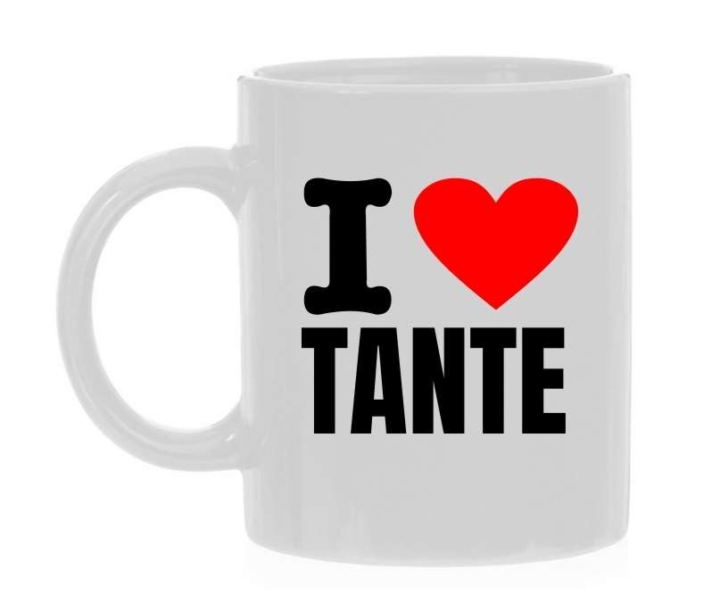 Mok i love tante ik hou van mijn tante