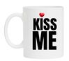mok kiss me Valentijn liefde rood hart
