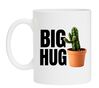 mok met tekst big hug en afbeelding cactus