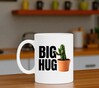 foto 4 mok met tekst big hug en afbeelding cactus