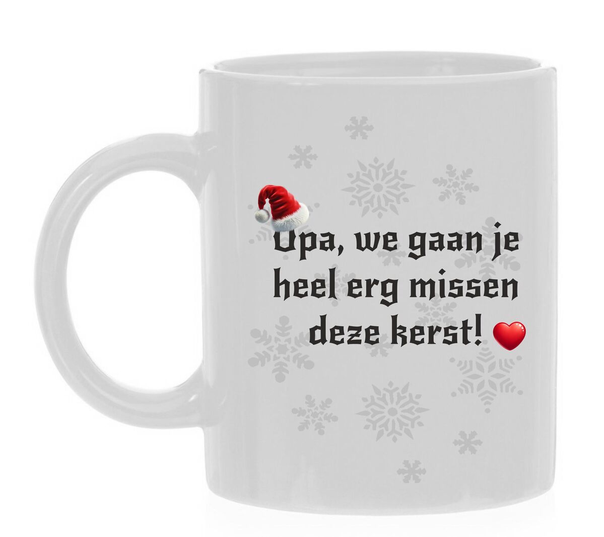 mok opa we gaan je heel erg missen deze kerst corona