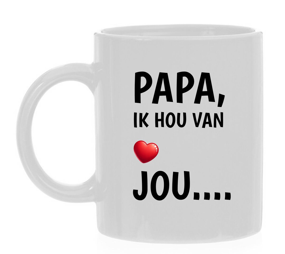 Mok papa ik hou van jou Vaderdag leuk cadeau voor je vaders verjaardag