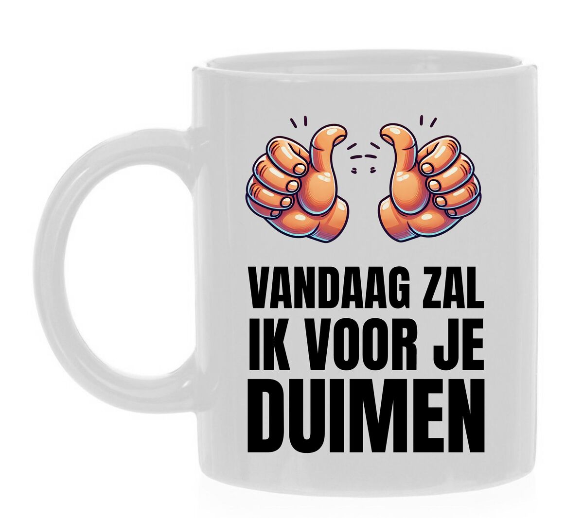 Mok vandaag zal ik voor je duimen