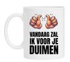 foto 1 Mok vandaag zal ik voor je duimen