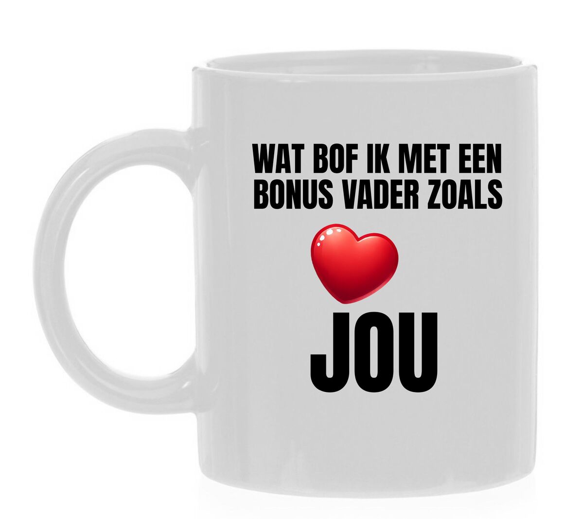 Mok wat bof ik met een bonus vader zoals jou